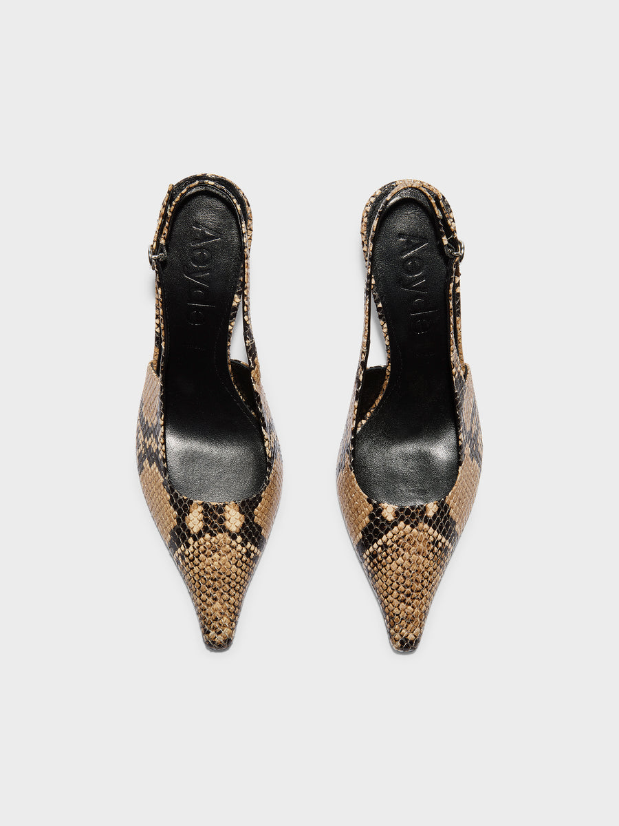 Fernanda Snake Print Pumps