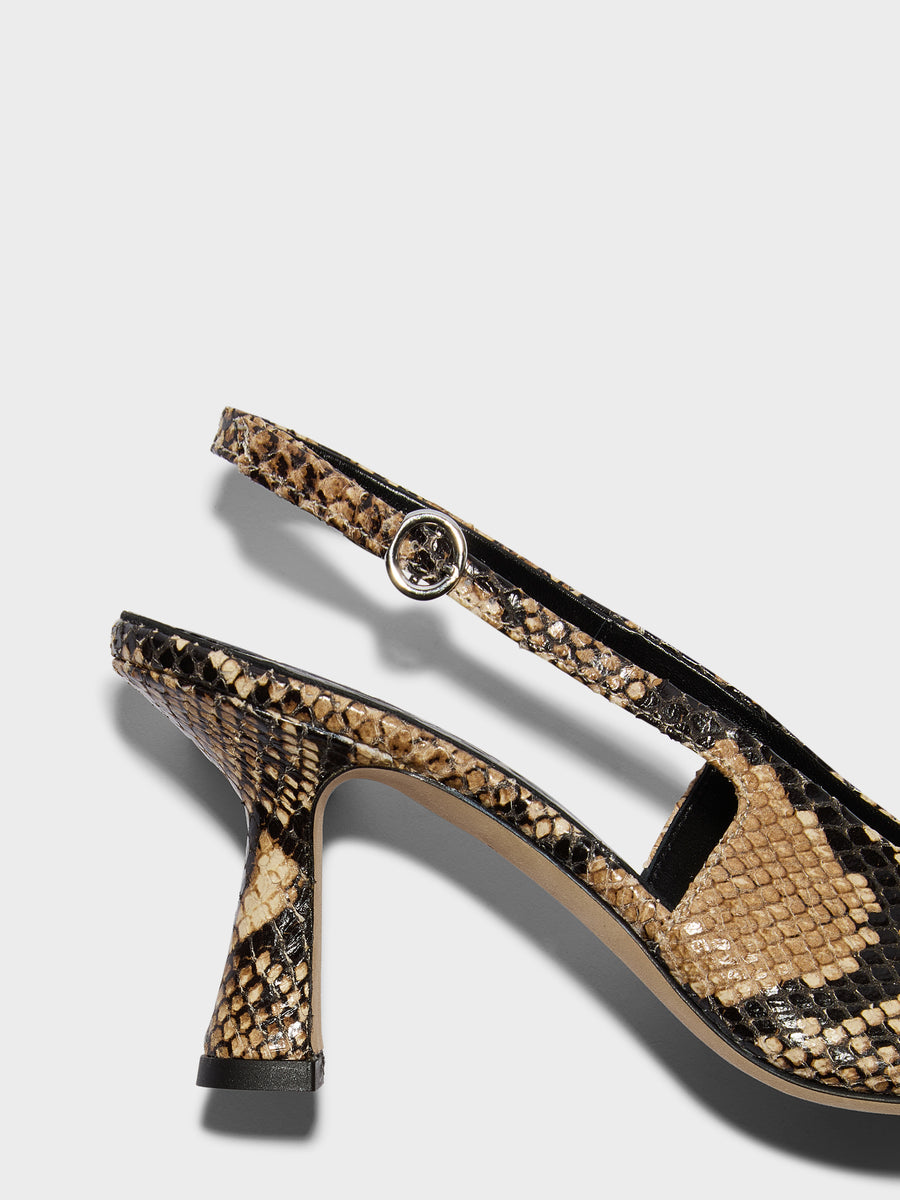 Fernanda Snake Print Pumps
