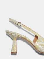 Fernanda Leather Slingback Pumps - Image 4
