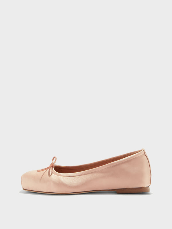 Gabriella Satin Ballet Flats