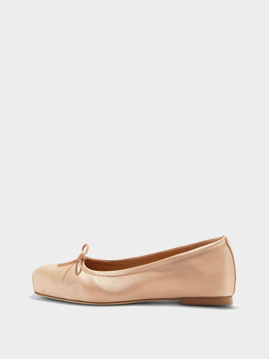 Gabriella Satin Ballet Flats