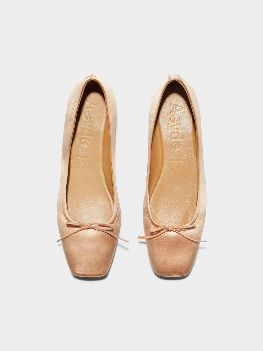 Gabriella Satin Ballet Flats