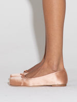 Gabriella Satin Ballet Flats - Image 6
