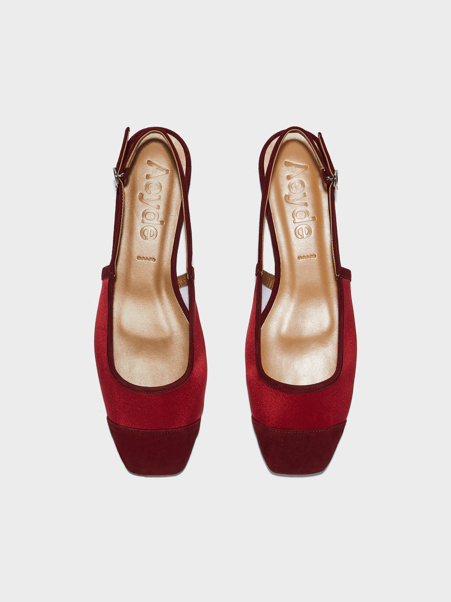 Geraldine Satin Toe-Cap Flats - Image 5