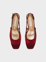 Geraldine Satin Toe-Cap Flats - Image 5
