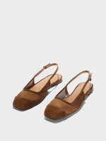 Geraldine Satin Toe-Cap Flats - Image 3