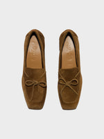 Grenn Suede Heeled Loafers - Image 5