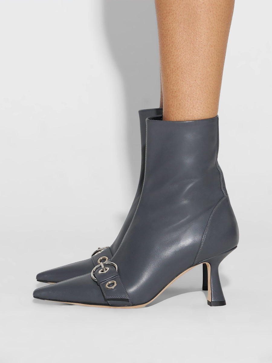 Halima Eyelet Pointed Boots