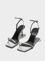 Hallie Leather Stiletto Sandals - Image 2