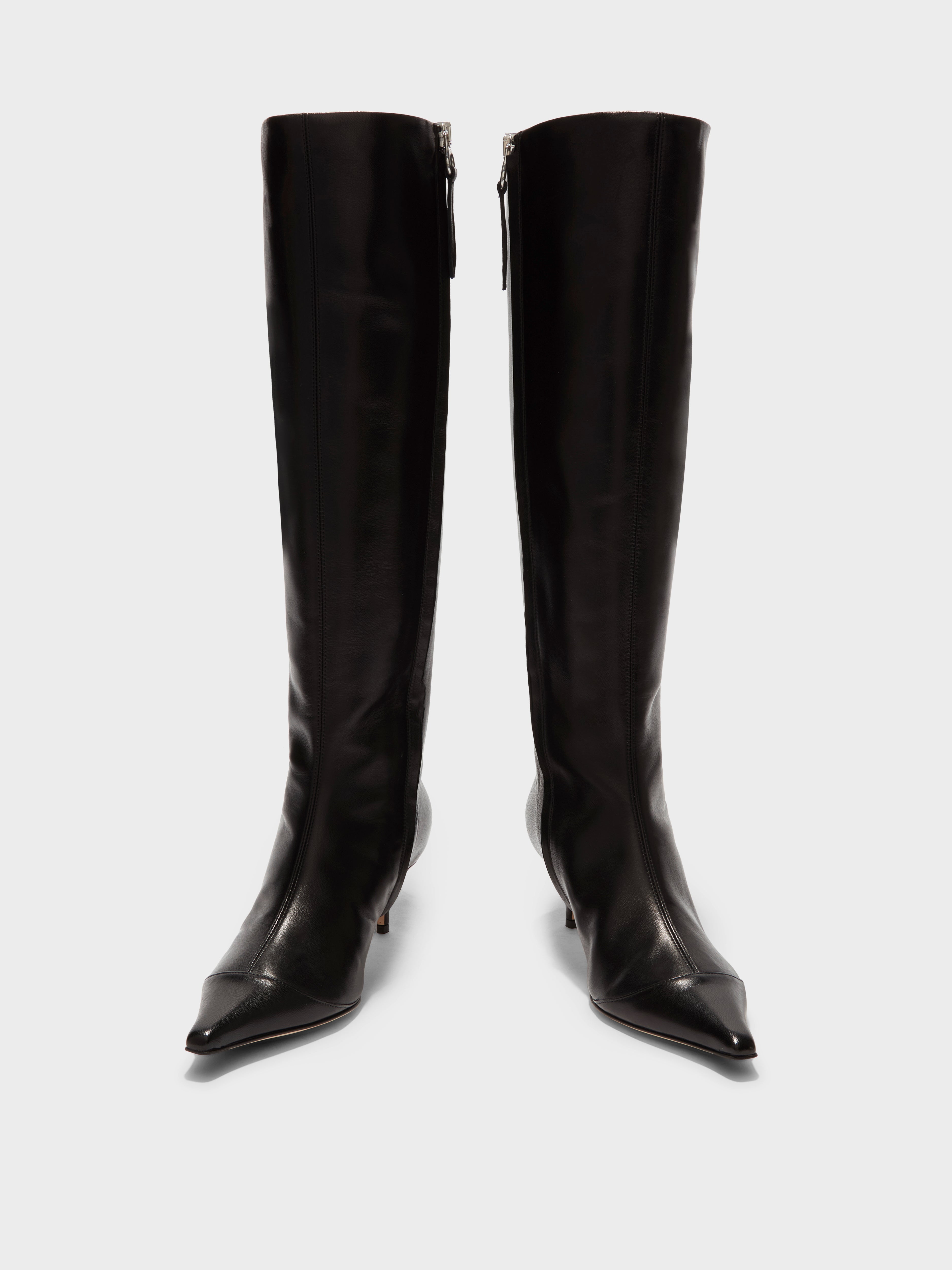 Harper Leather Knee-High Boots - Image 5