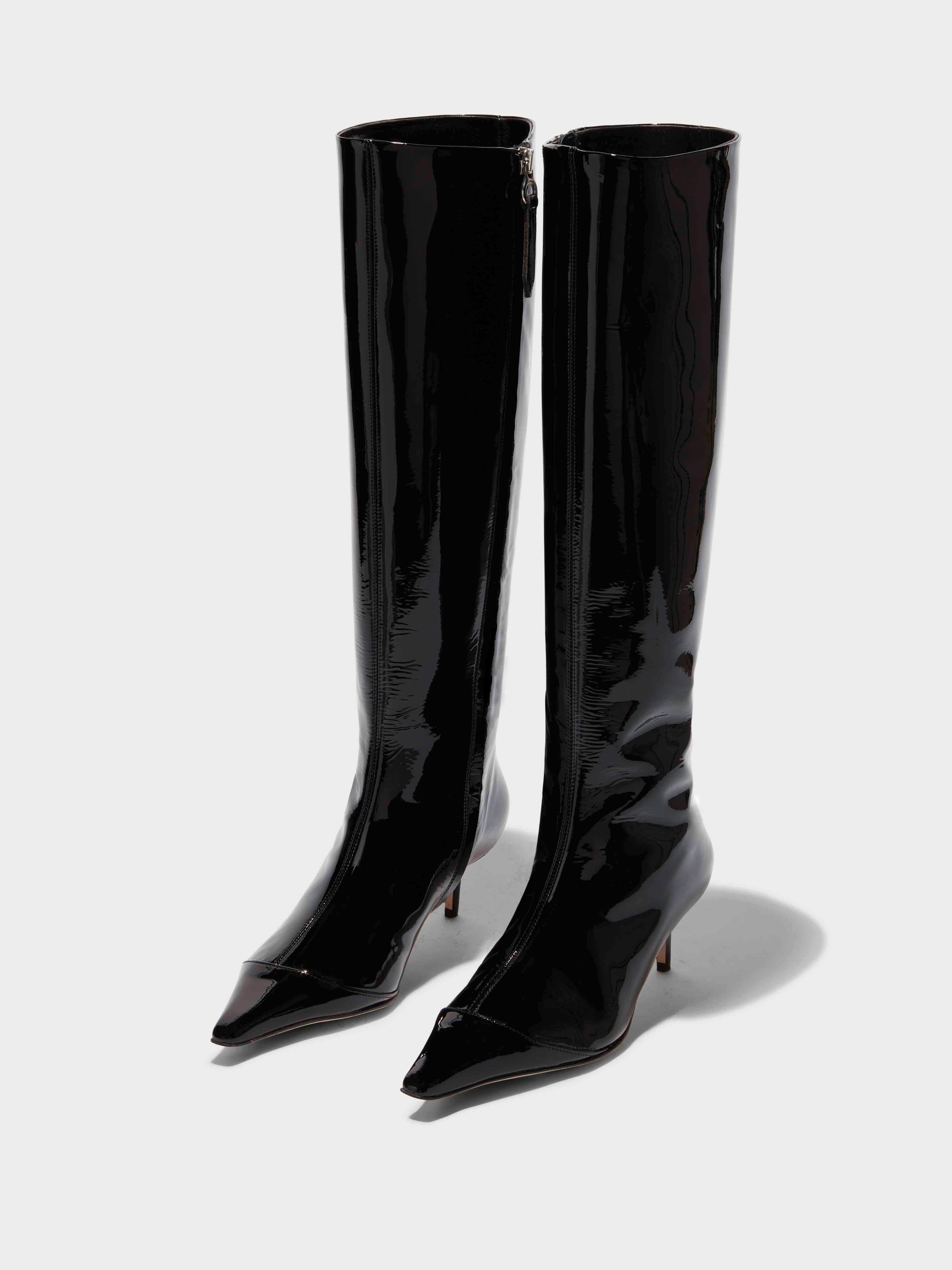 Harper Leather Knee-High Boots - Image 2