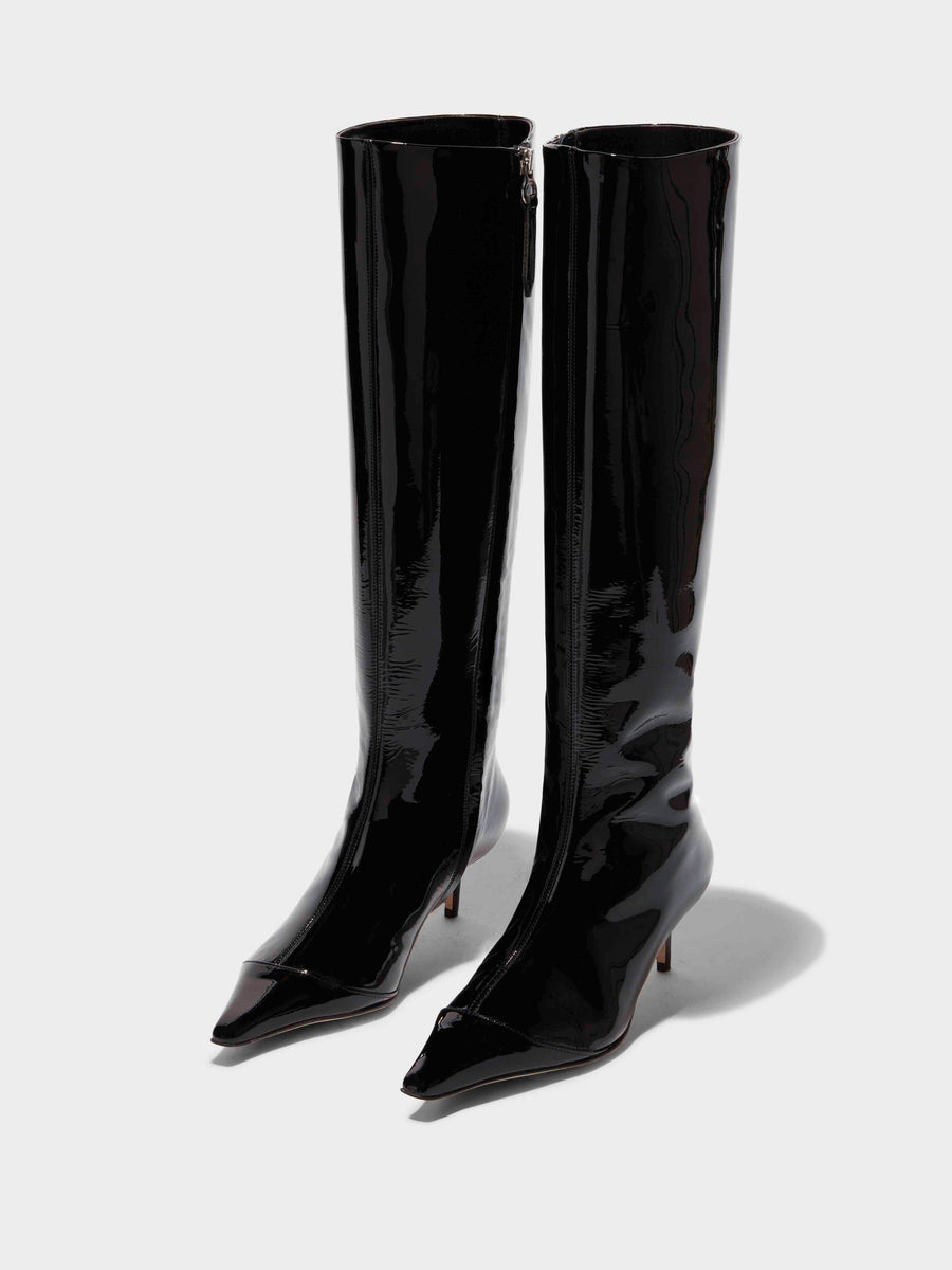 Harper Leather Knee-High Boots