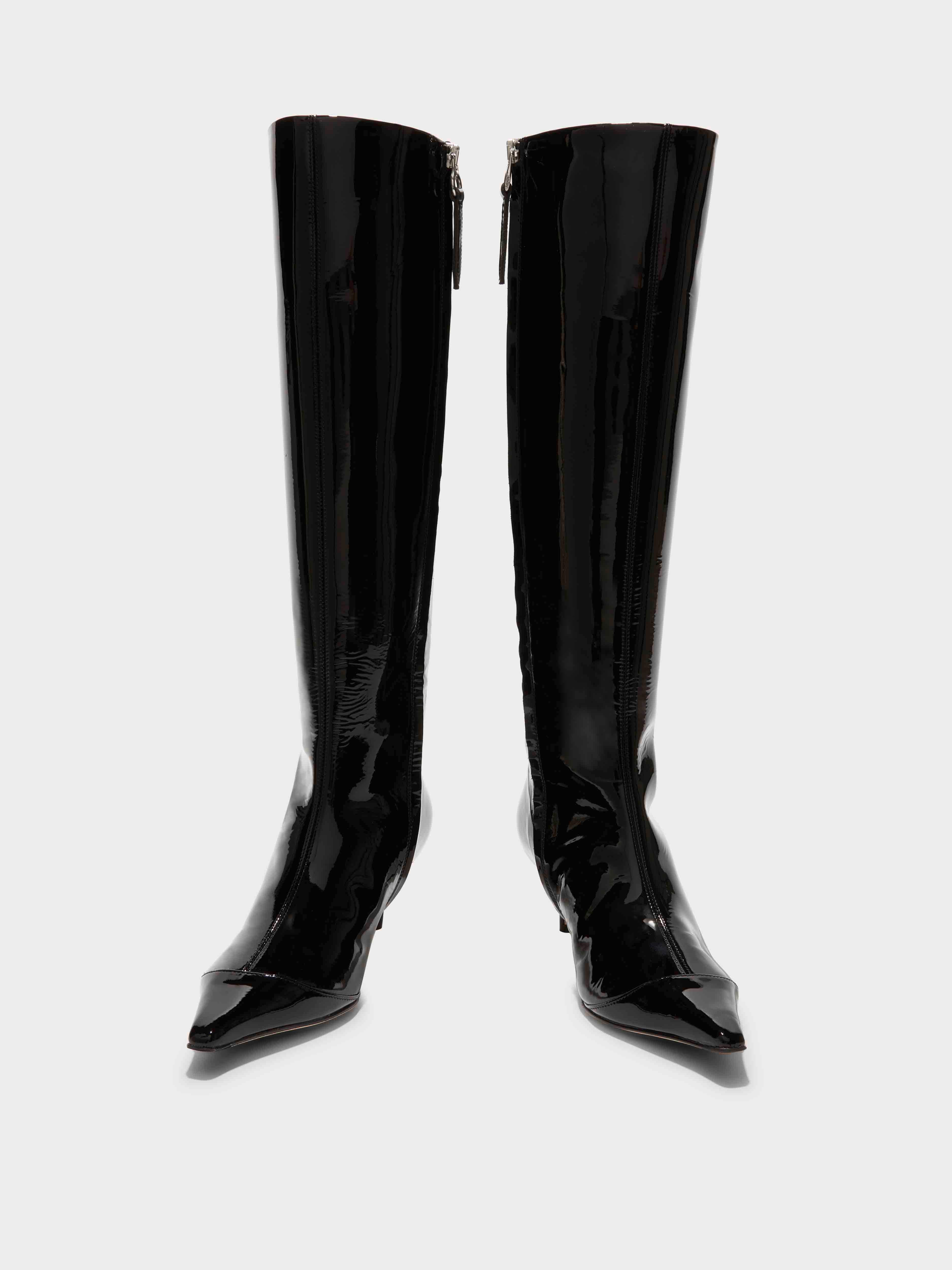 Harper Leather Knee-High Boots - Image 5