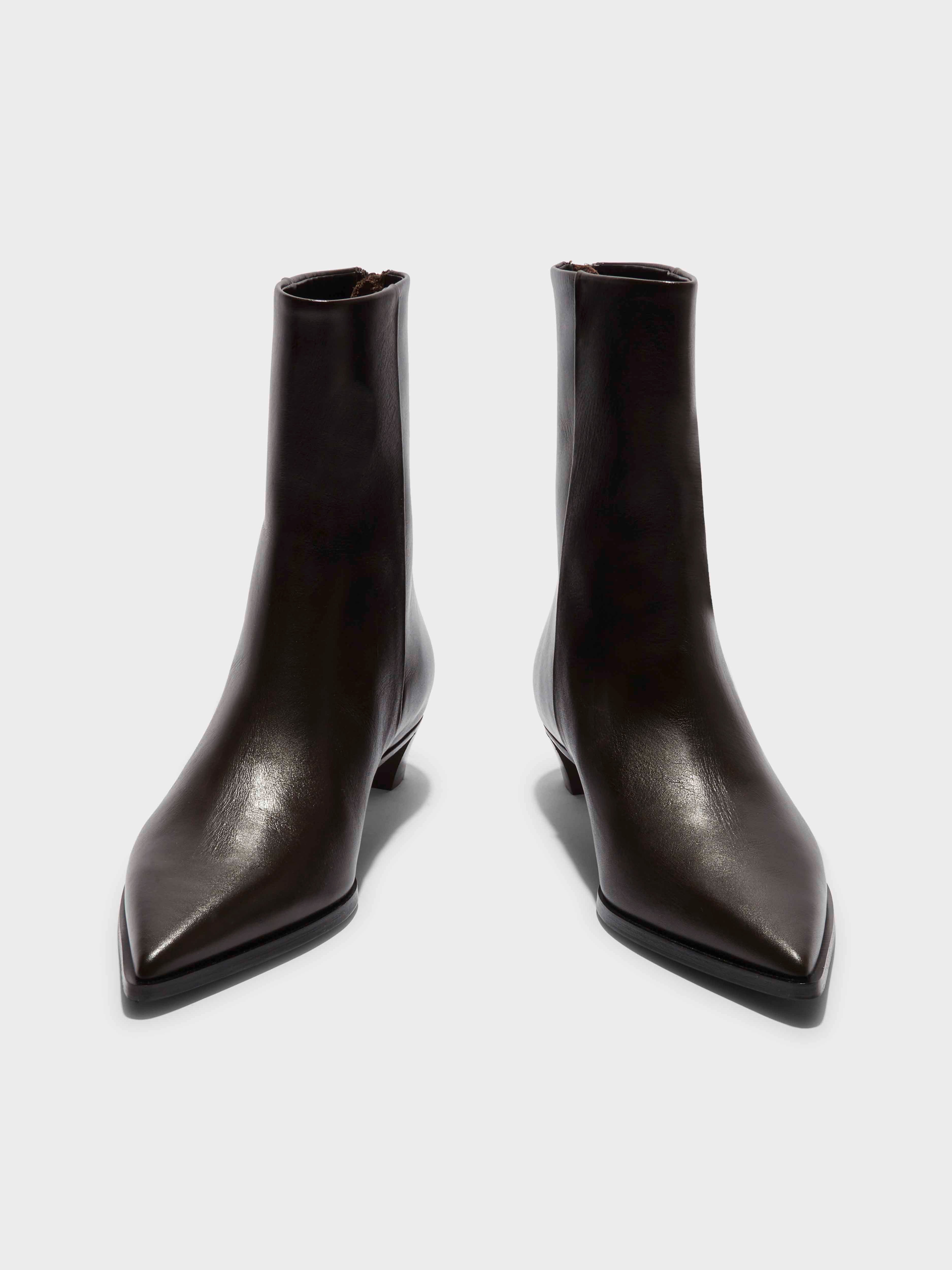 Harriet Pointed Ankle Boots - Image 5