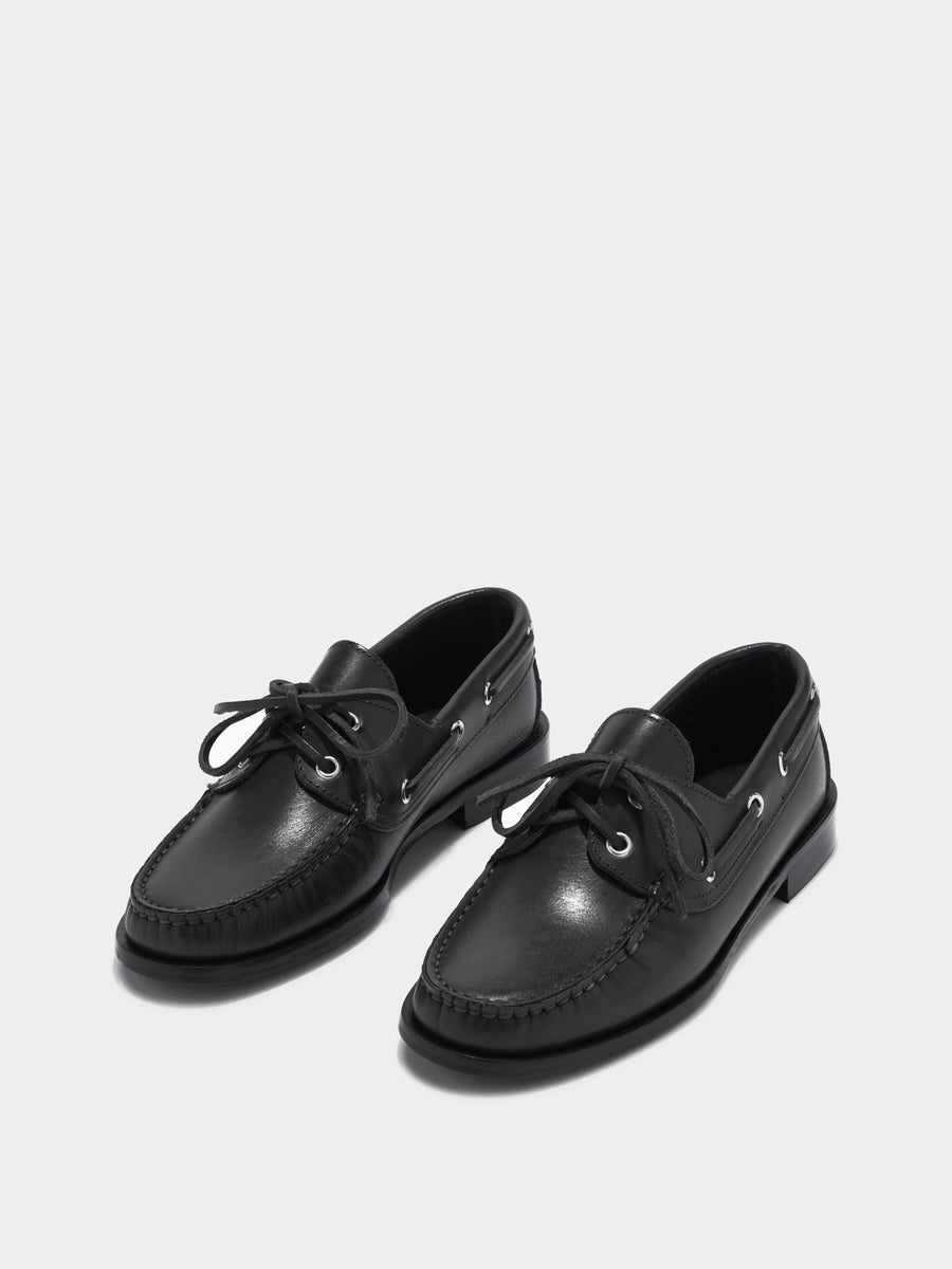 Harris Leather Moccasin Flats