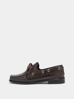 Harris Leather Moccasin Flats - Image 1