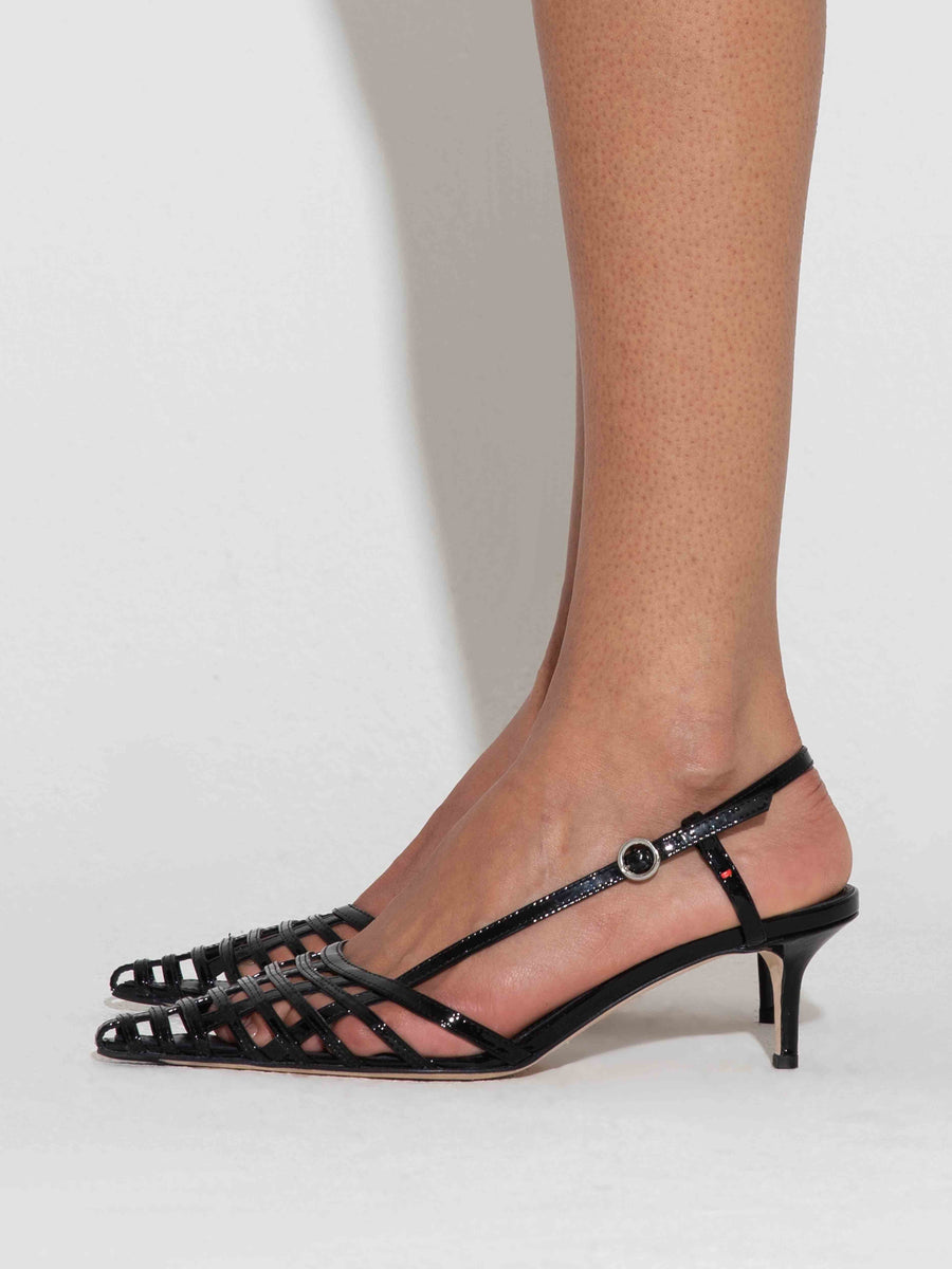 Helit Leather Slingback Pumps