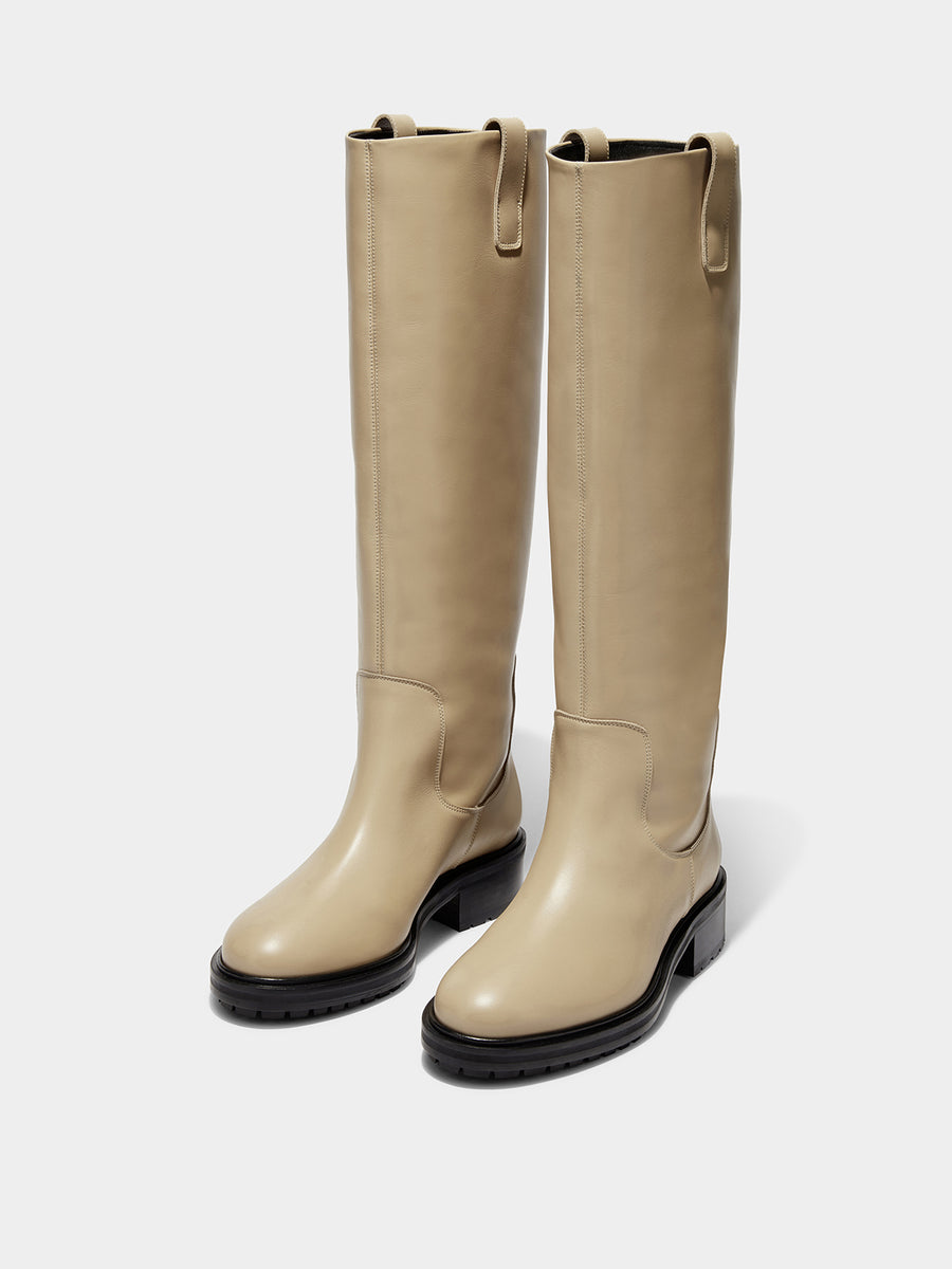 Henry Leather Knee-High Boots