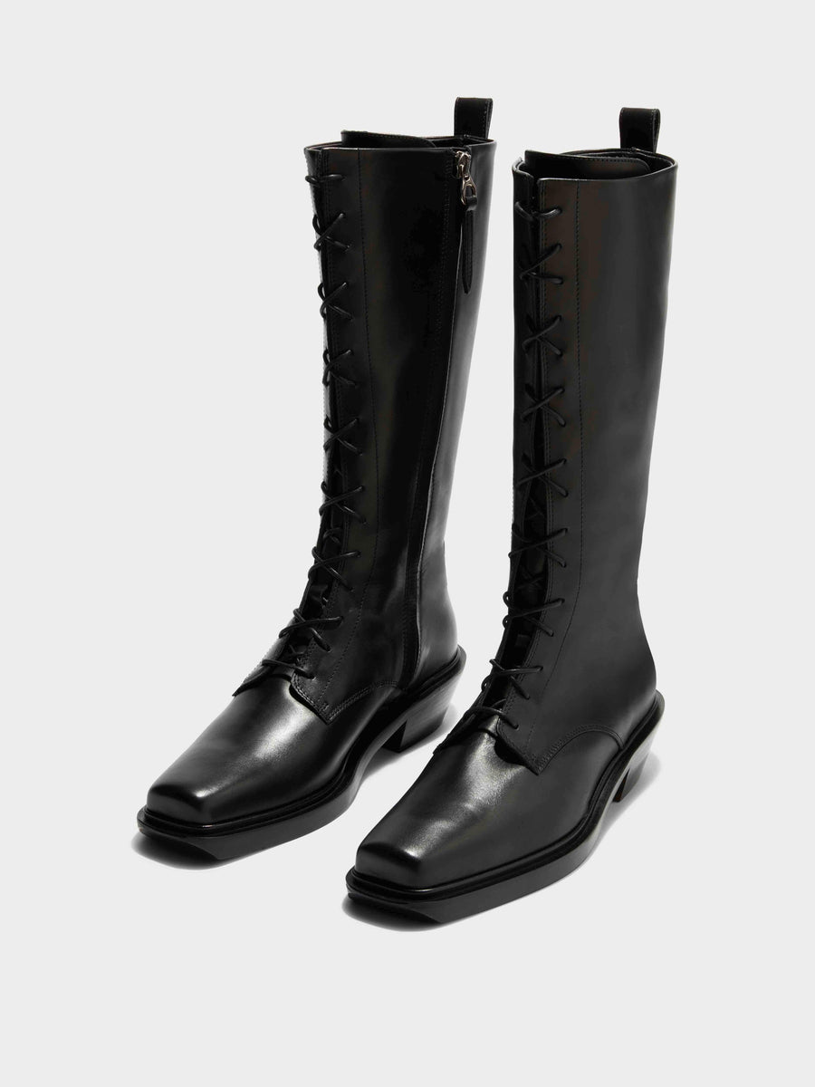 Hetta Leather Biker Boots