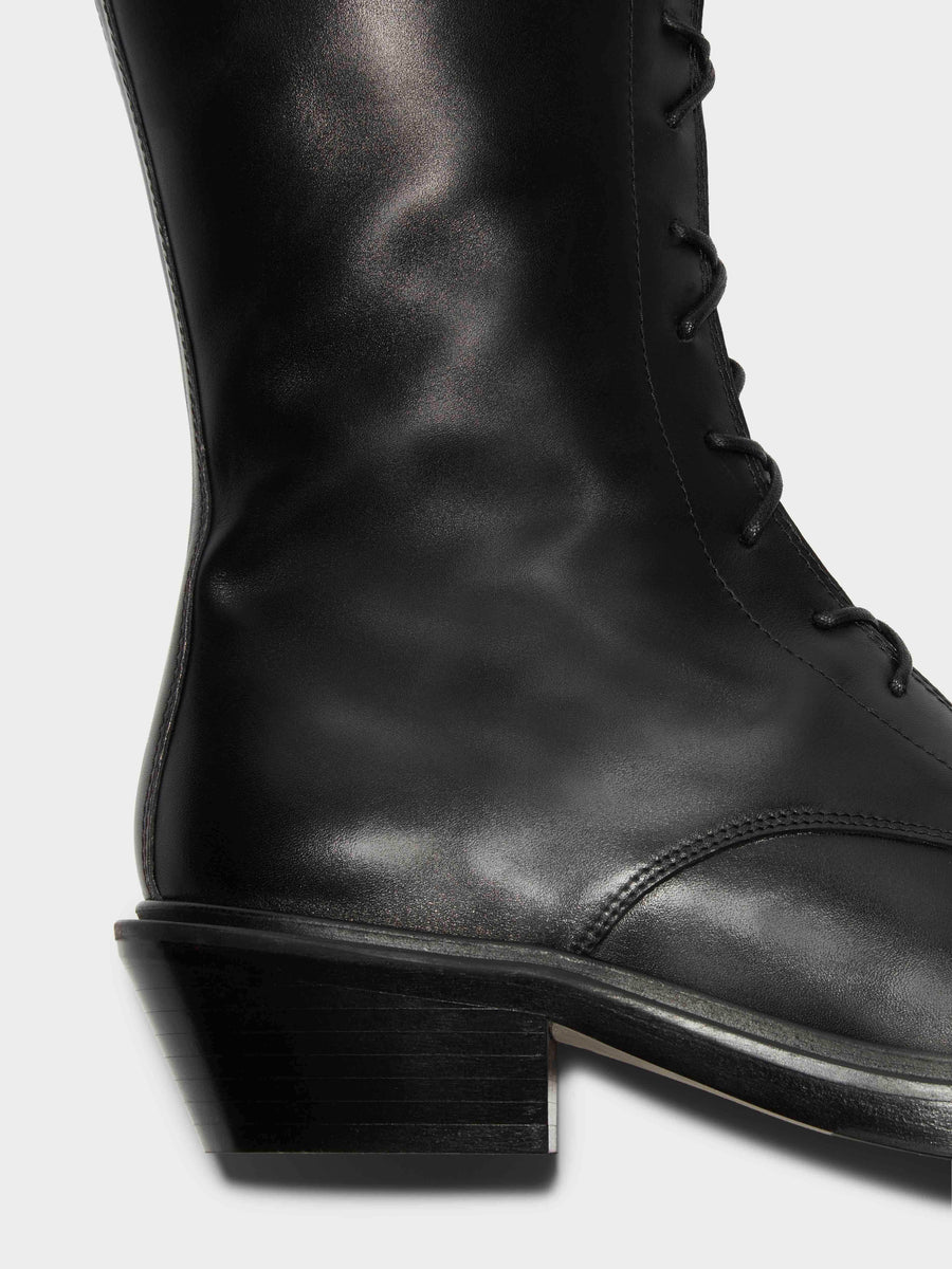 Hetta Leather Biker Boots