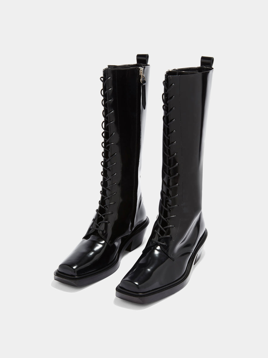 Hetta Leather Biker Boots