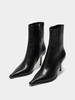 Hexi Leather Ankle Boots - Image 2
