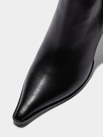 Hexi Leather Ankle Boots - Image 3