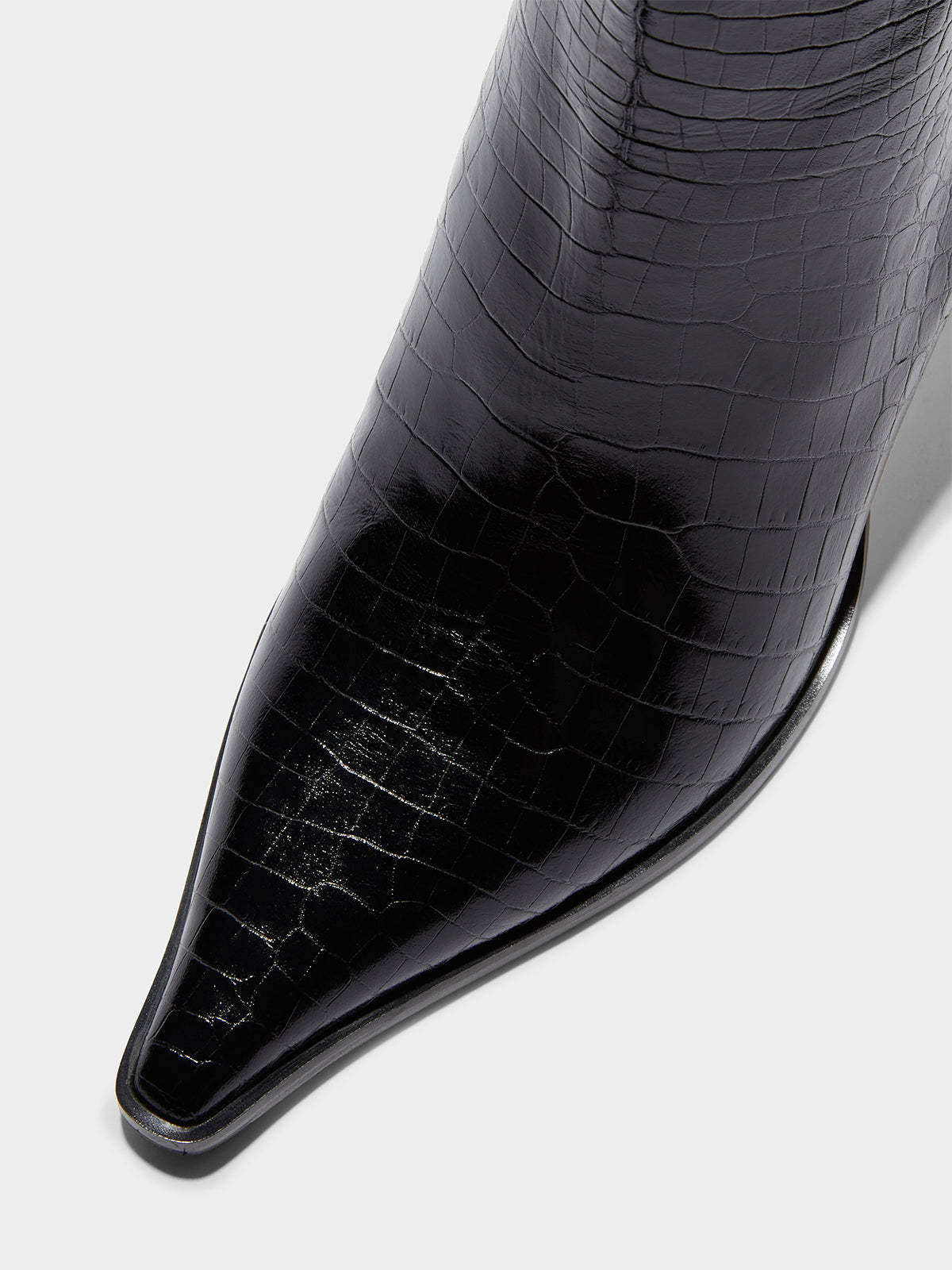 Hexi Leather Ankle Boots - Image 3