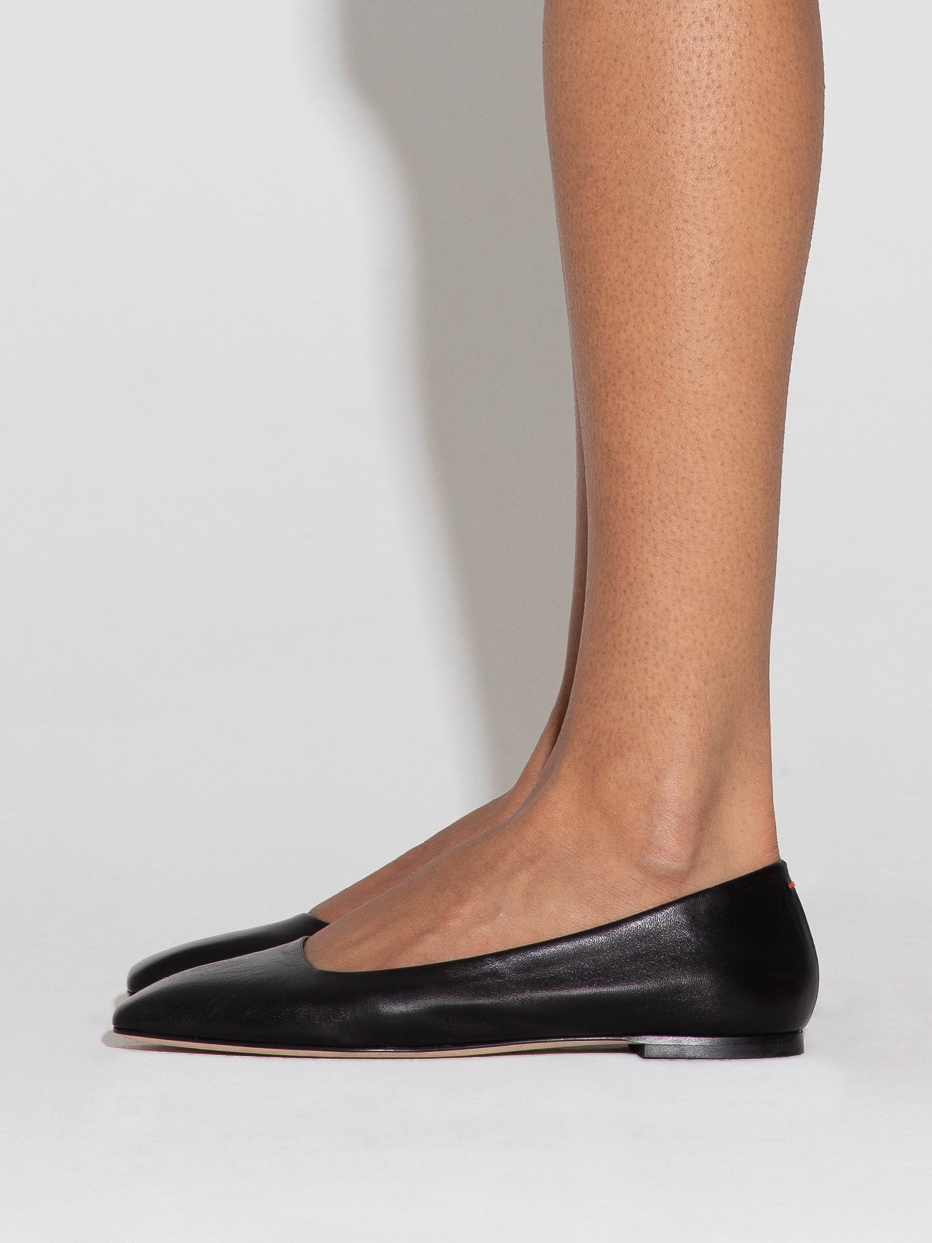 Ida Leather Square-Toe Flats - Image 6