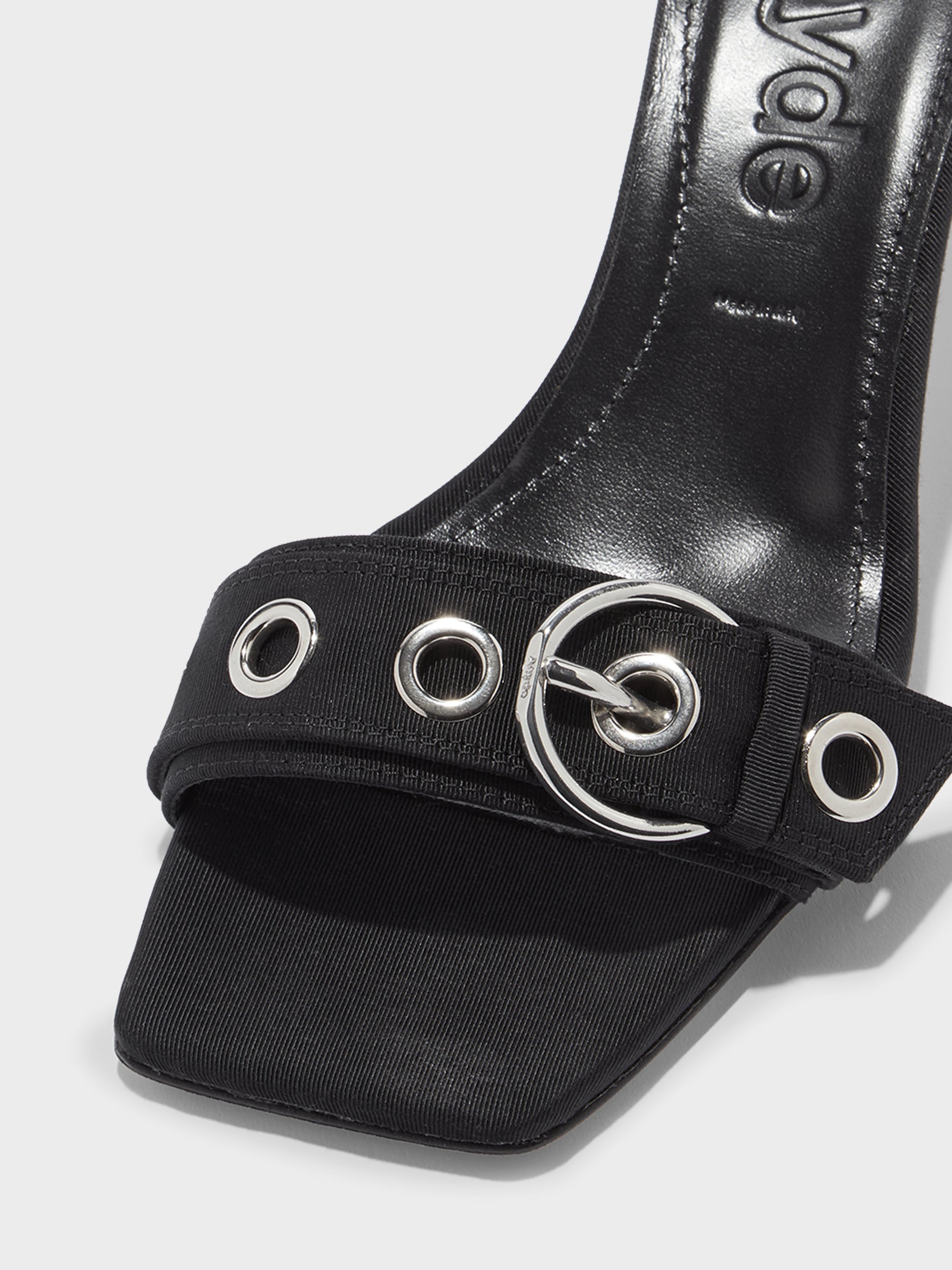 Ilvy Eyelet Grosgrain Mules - Image 3
