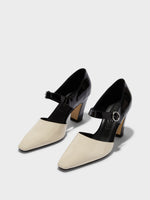 Isidora Duo-Tone Mary-Jane Pumps - Image 3