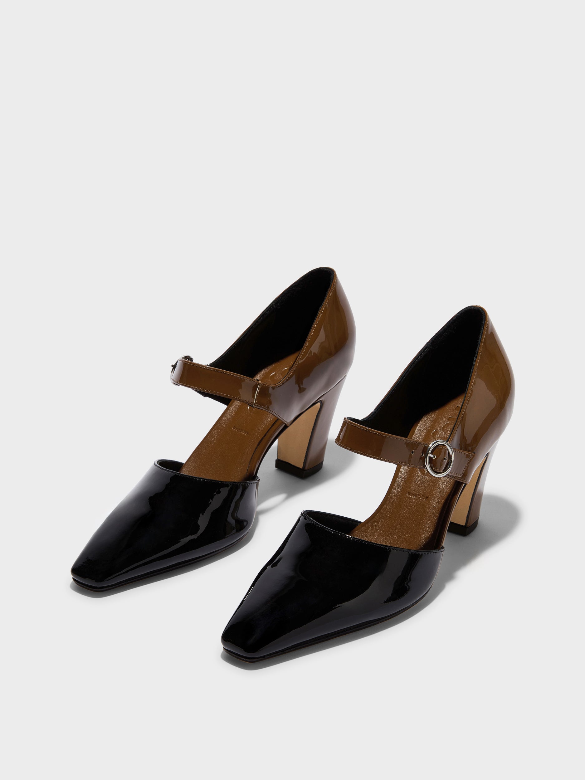 Isidora Duo-Tone Mary-Jane Pumps - Image 3