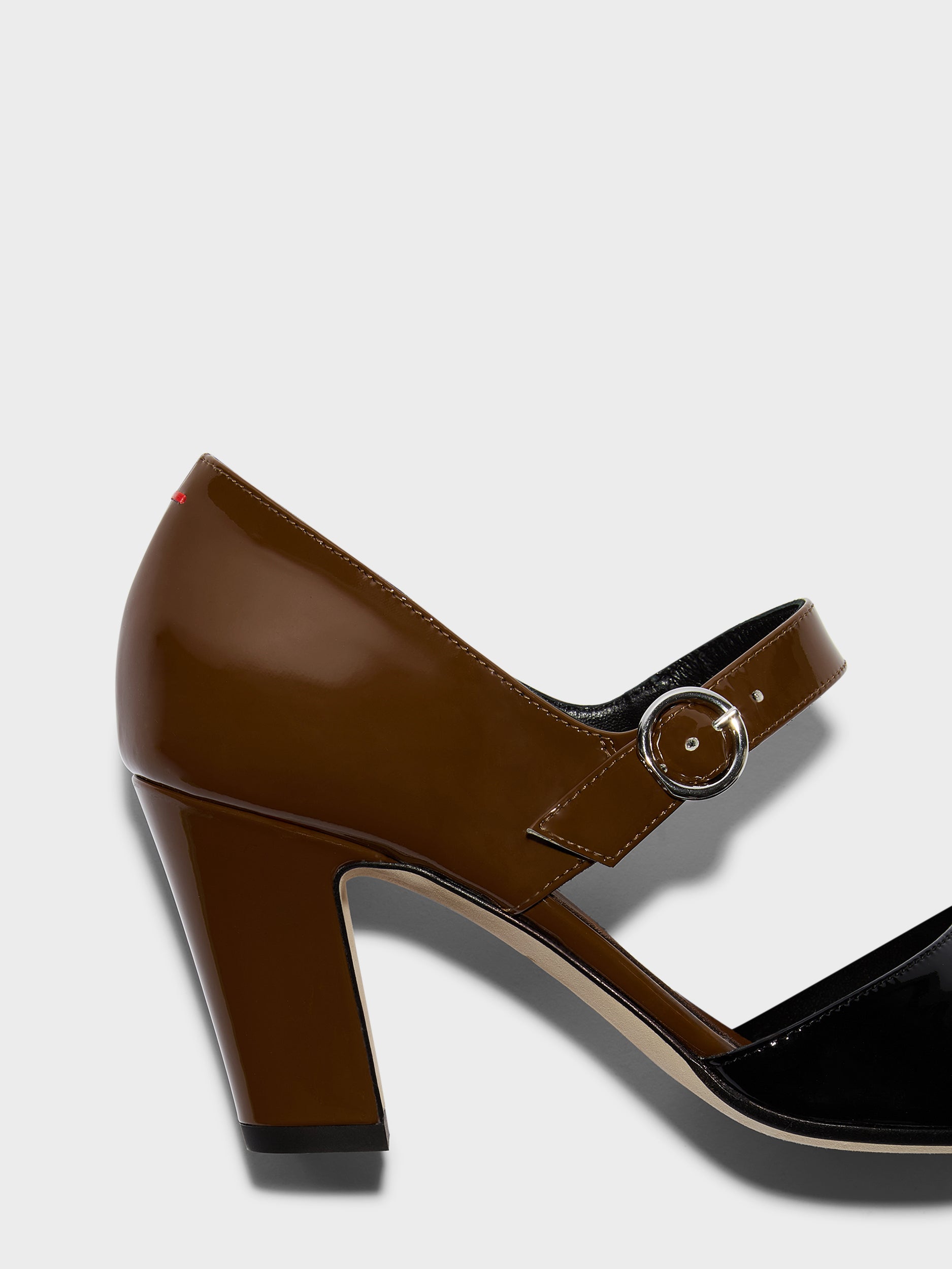 Isidora Duo-Tone Mary-Jane Pumps - Image 4