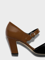 Isidora Duo-Tone Mary-Jane Pumps - Image 4