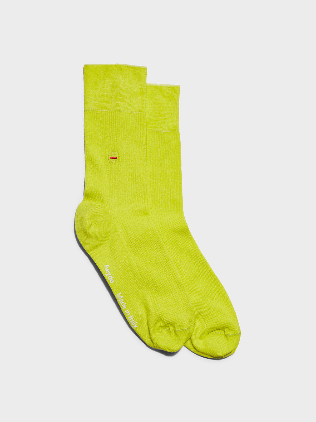 Aeyde | Jamie Cotton Socks Socks for Women | Apple | Luxury Materials | Handmade in Italy