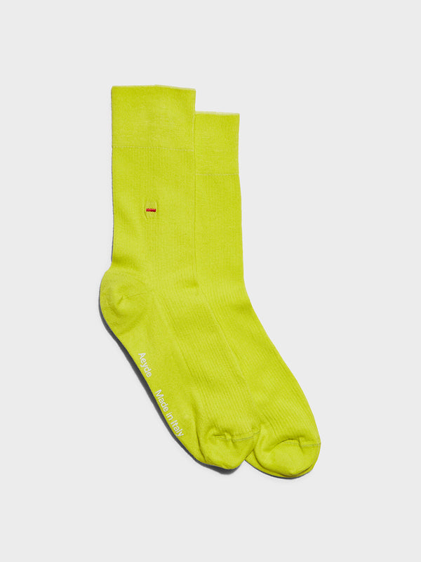Aeyde | Jamie Cotton Socks Socks for Women | Apple | Luxury Materials | Handmade in Italy