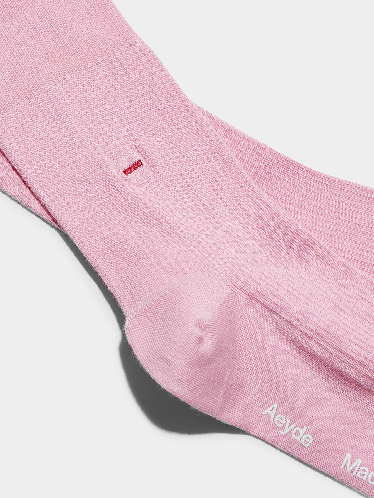 Aeyde | Jamie Cotton Socks Socks for Women | Pink | Luxury Materials | Handmade in Italy | Material Details