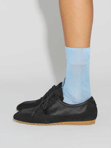 Aeyde | Jana Silk Socks for Women | Glass Silk | Luxury Materials | Handmade in Italy | How to Style