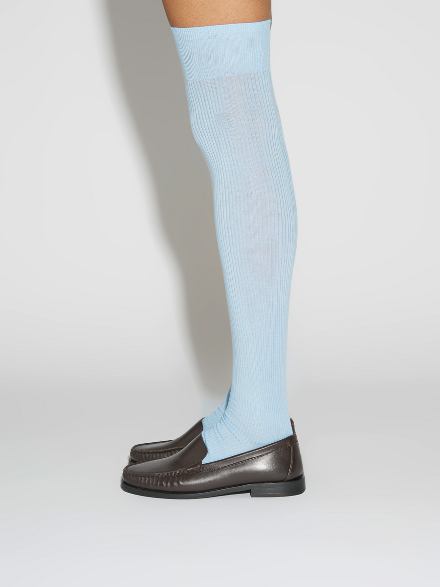 Aeyde | Jay Cotton Socks for Women | Glass Cotton | Luxury Materials | Handmade in Italy | How to Style