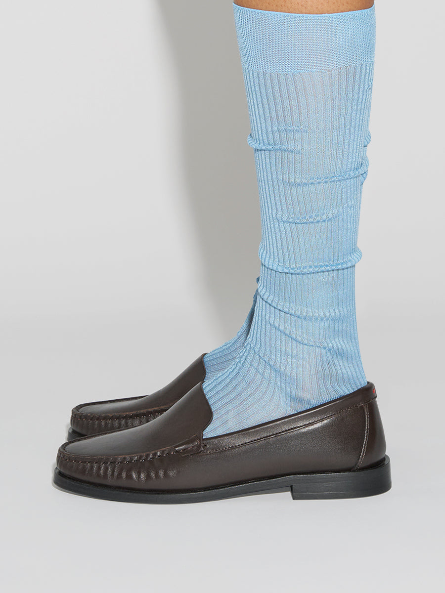 Aeyde | Jory Silk Socks for Women | Glass Silk | Luxury Materials | Handmade in Italy