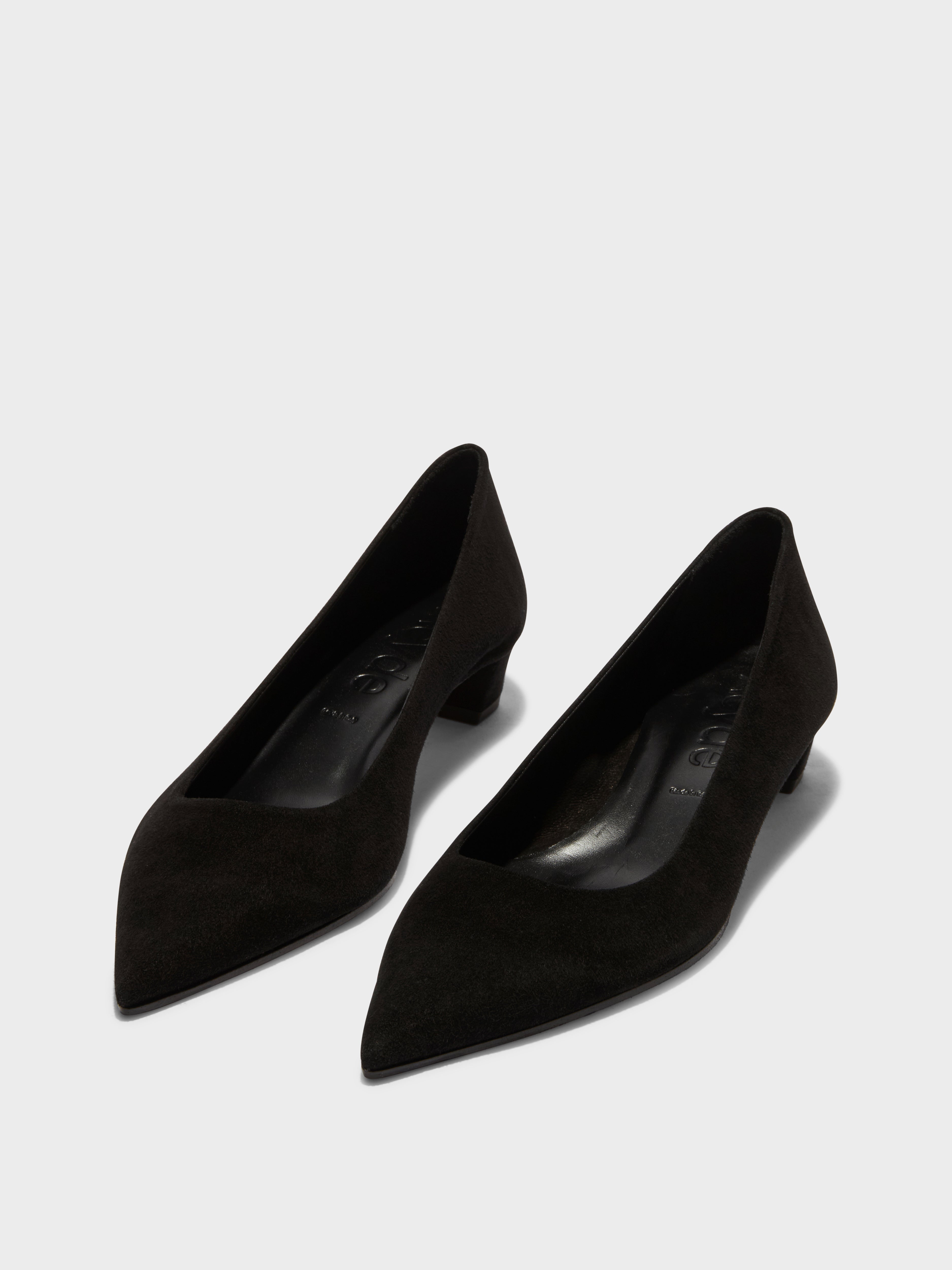Judi Suede Pointed Pumps - Image 2