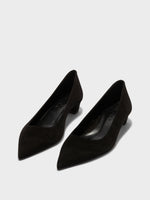 Judi Suede Pointed Pumps - Image 2