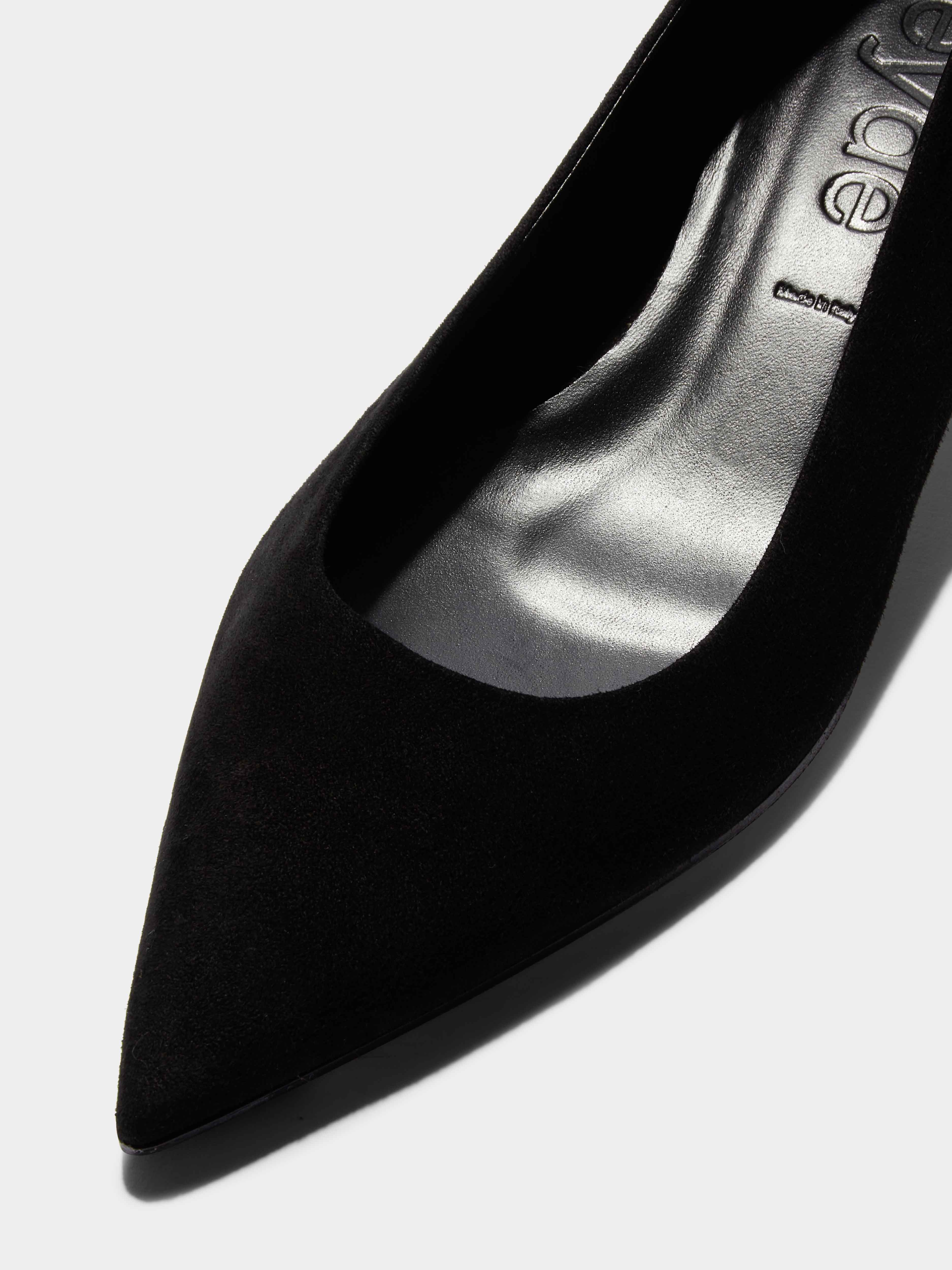 Judi Suede Pointed Pumps - Image 3