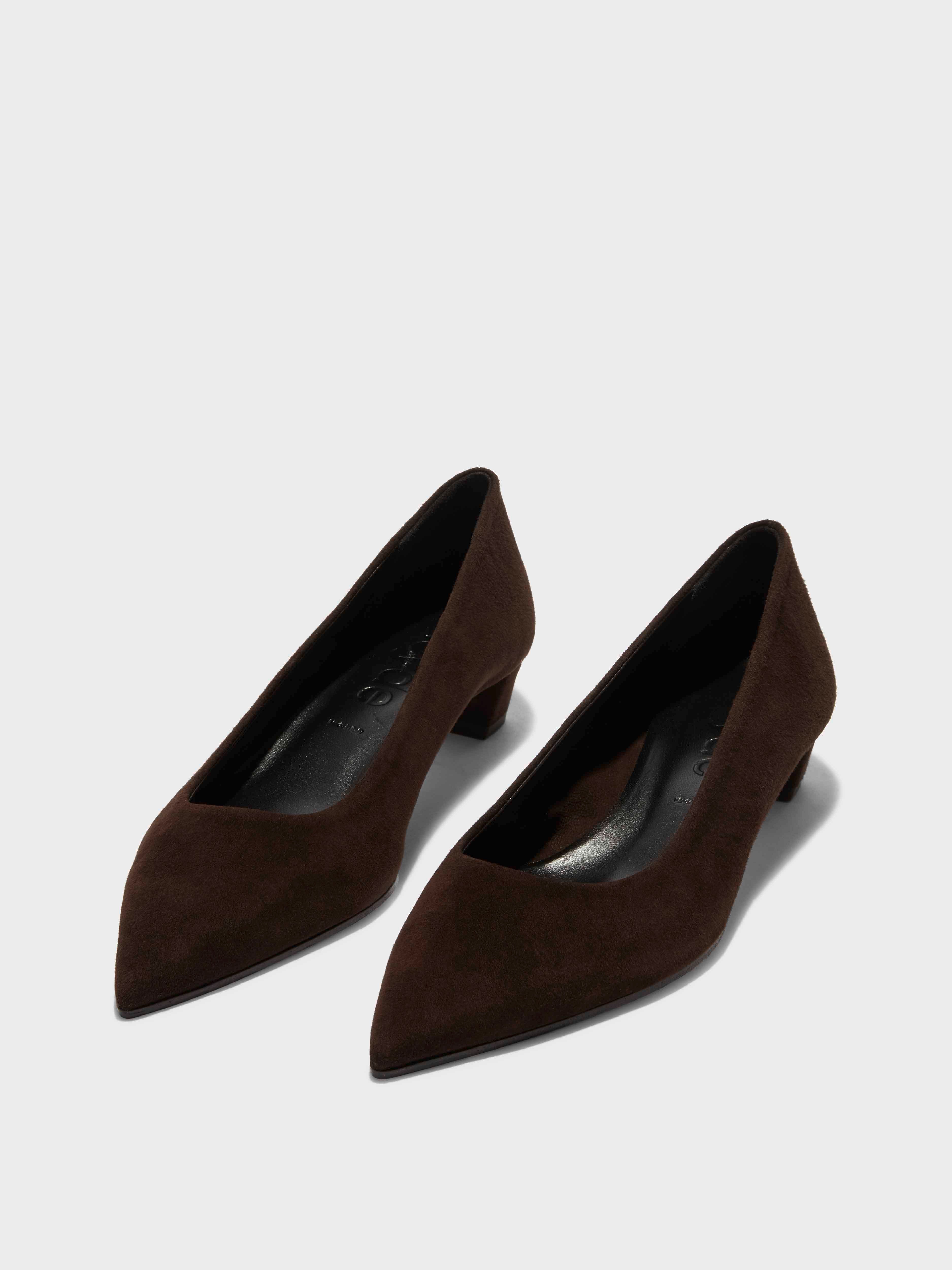 Judi Suede Pointed Pumps - Image 2