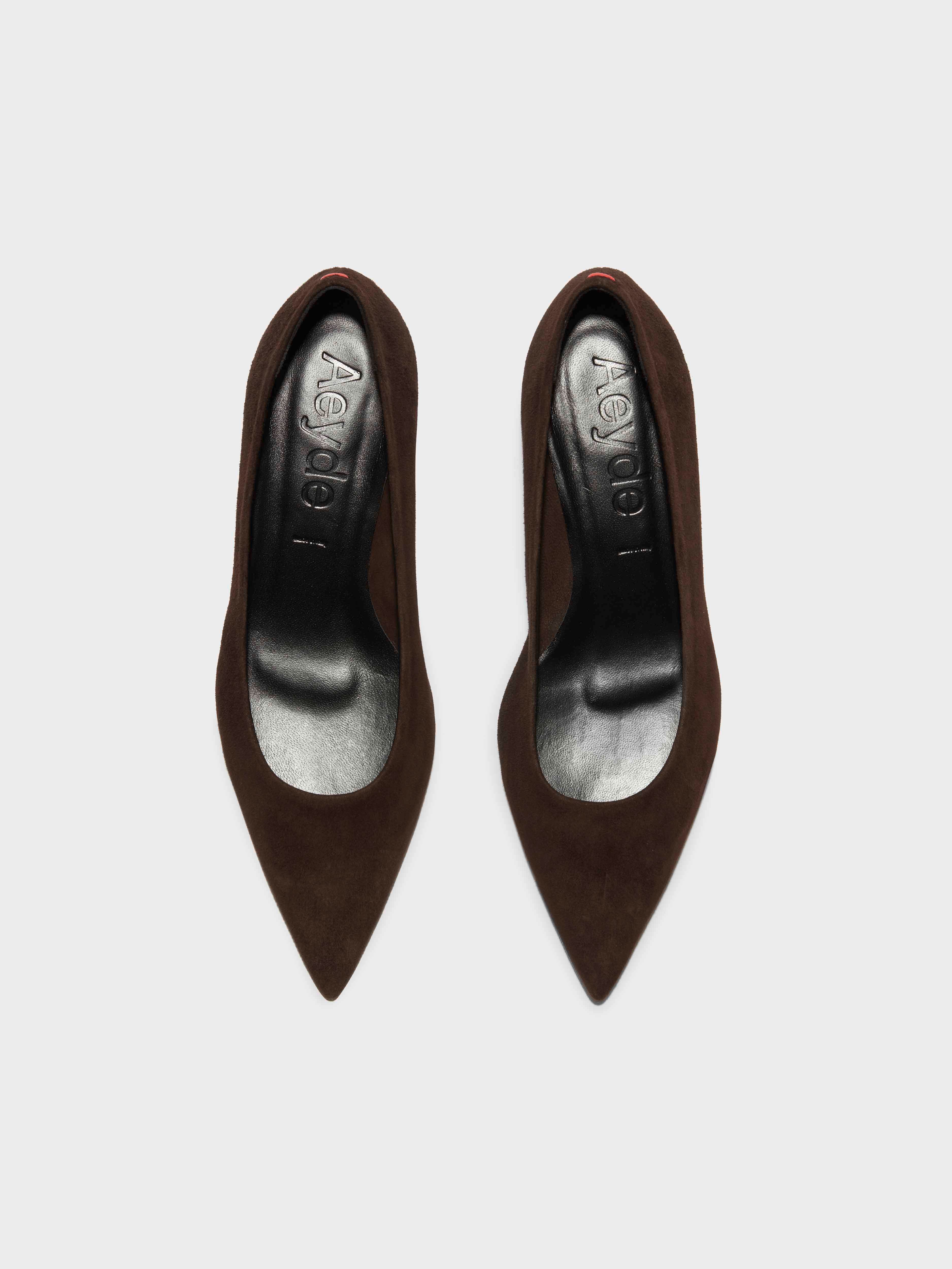 Judi Suede Pointed Pumps - Image 5