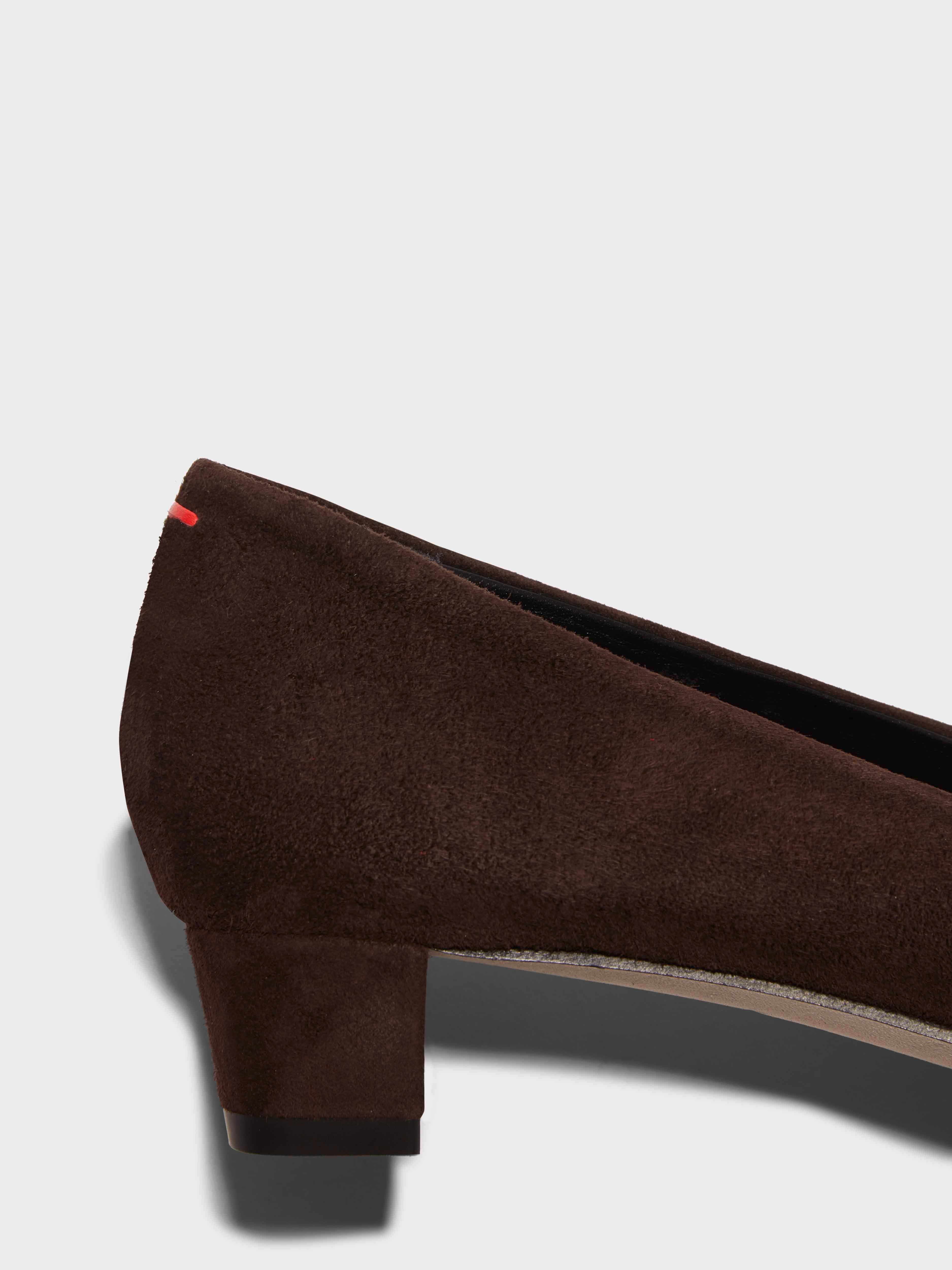 Judi Suede Pointed Pumps - Image 4