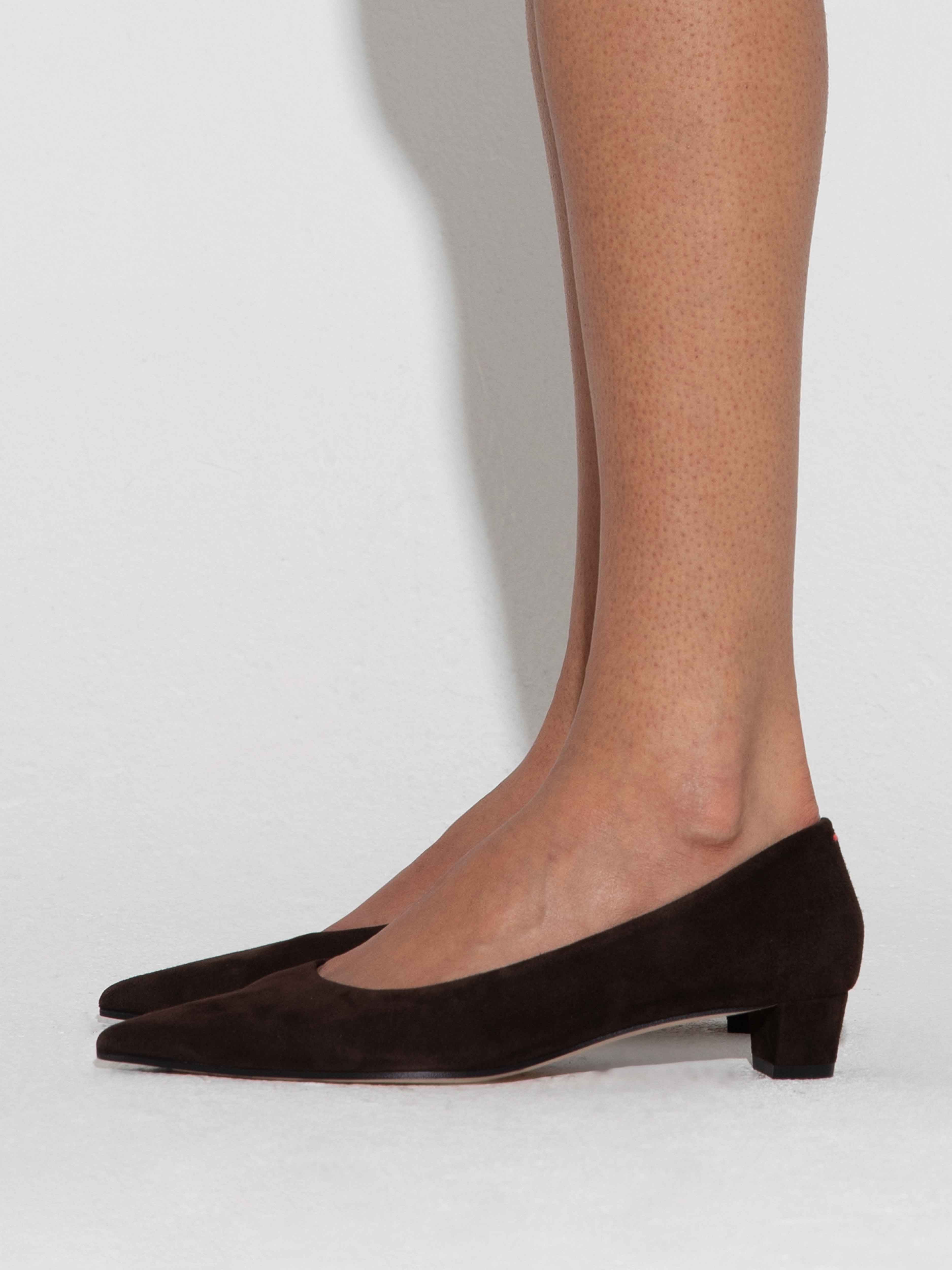 Judi Suede Pointed Pumps - Image 6