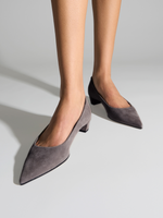Judi Suede Pointed Pumps - Image 2