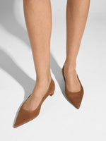 Judi Suede Pointed Pumps - Image 2