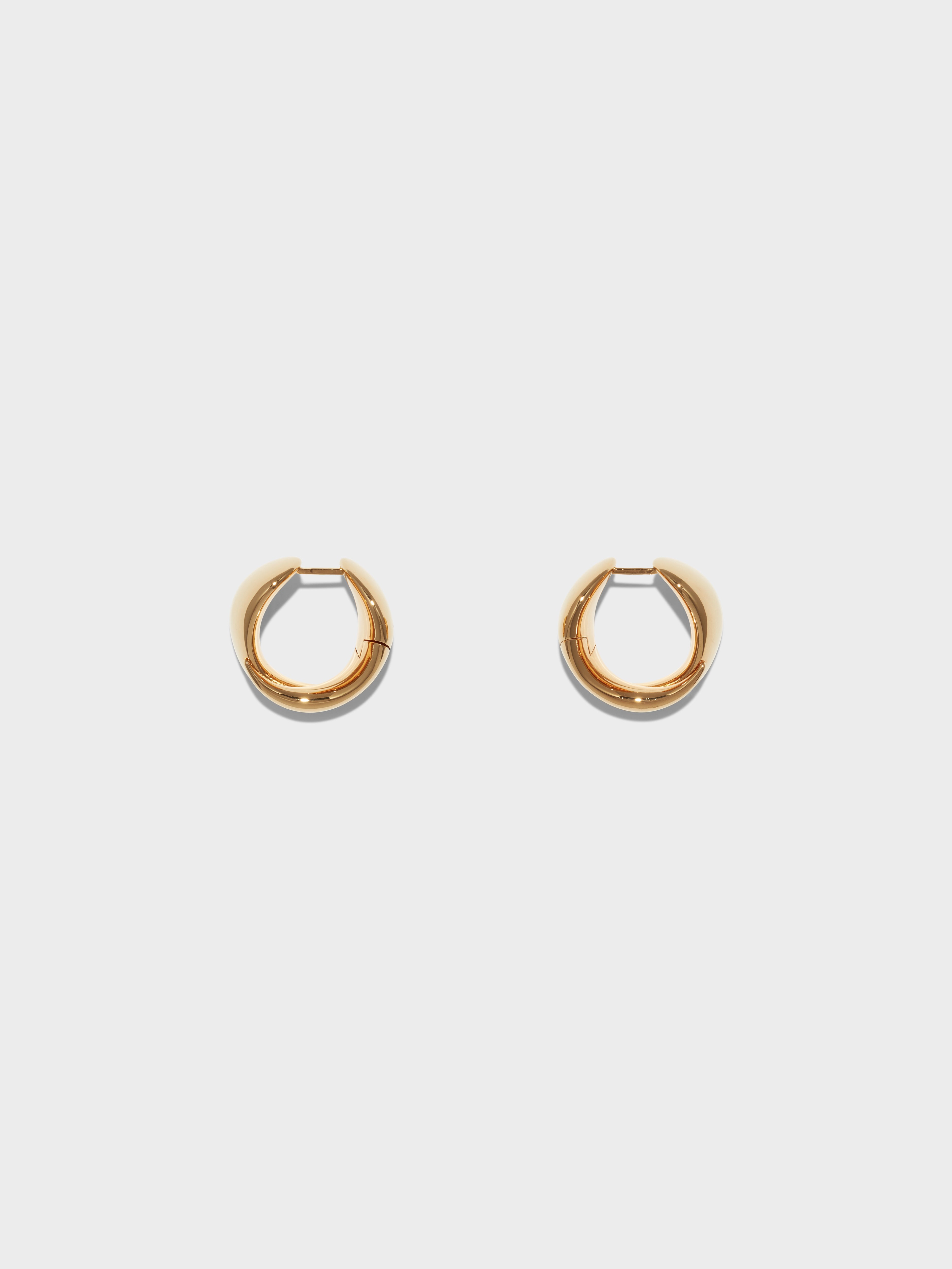 Junior Medium 18kt Gold-Plated Earrings - Image 1